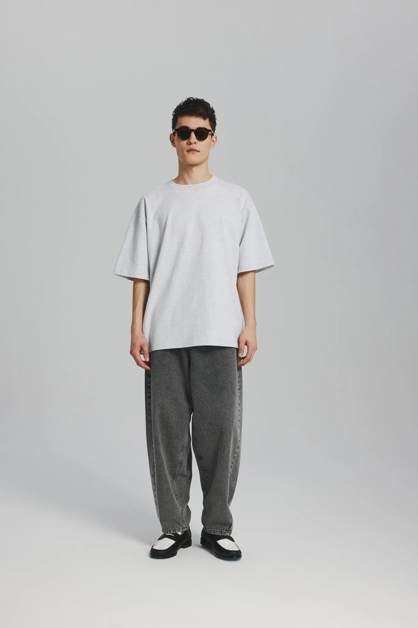 Spodnie Omena Stalowy Szary