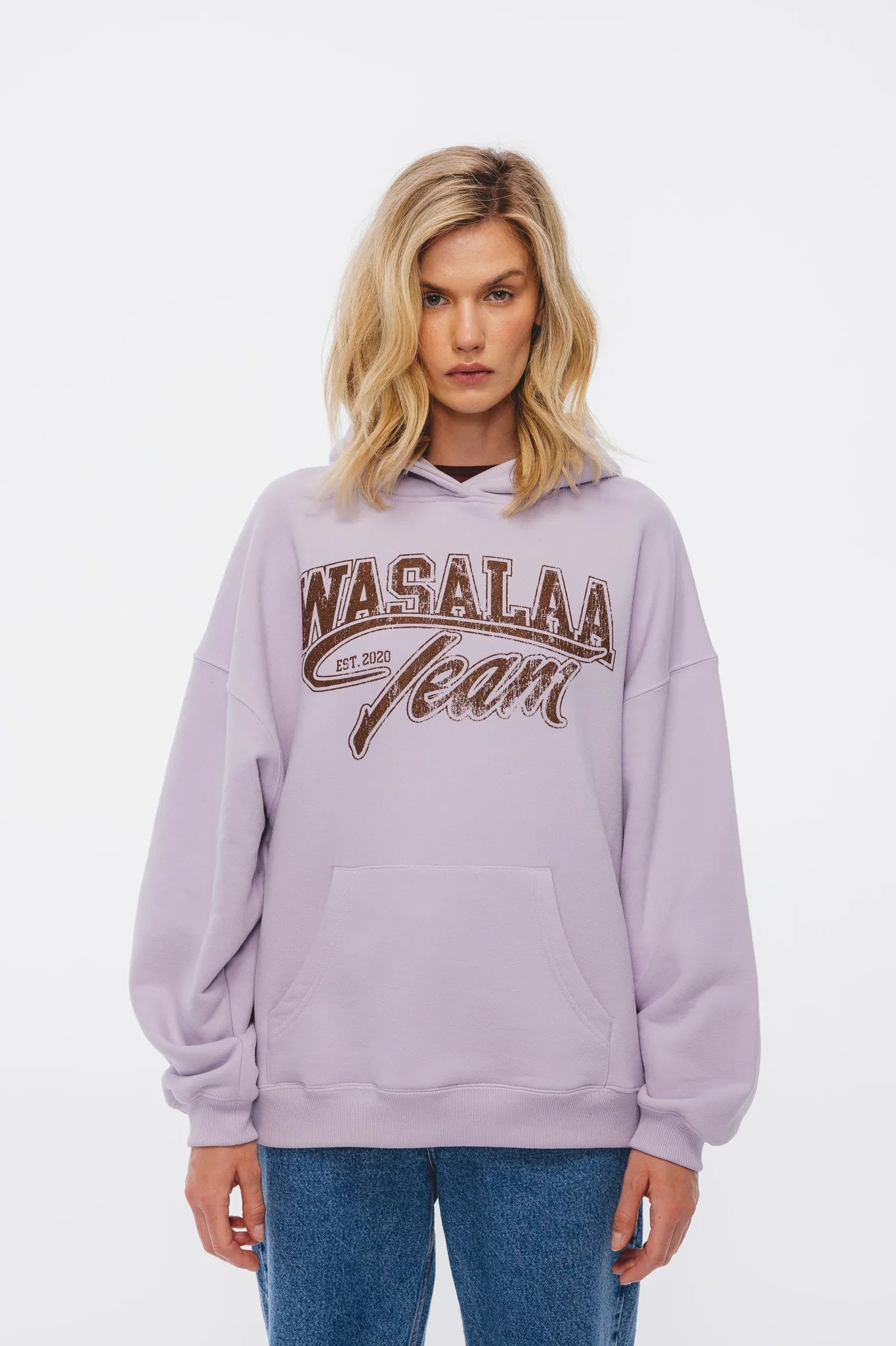 Bluza Kamelia Print Lawendowy