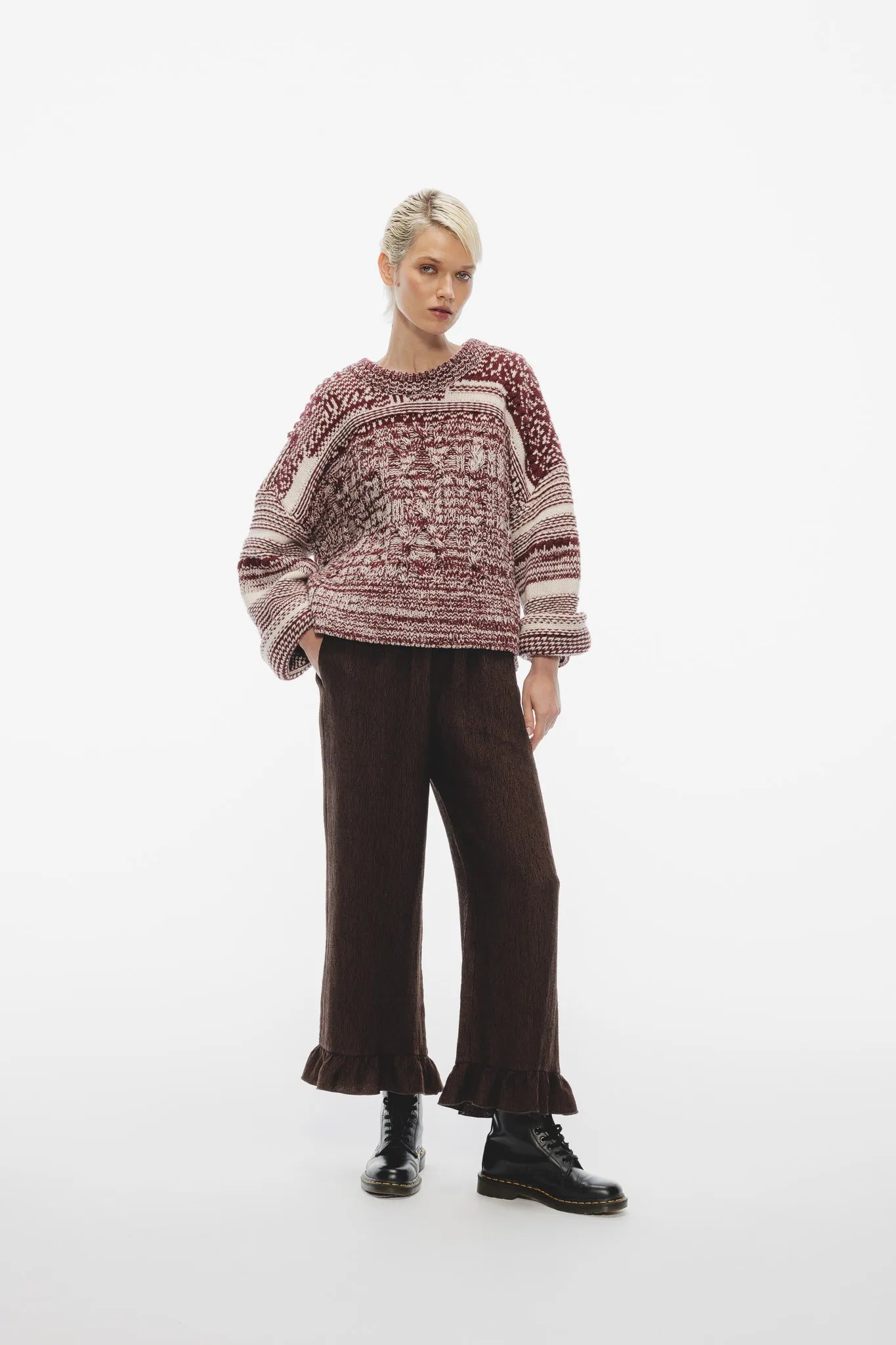 Spodnie Sawa Czekoladowy