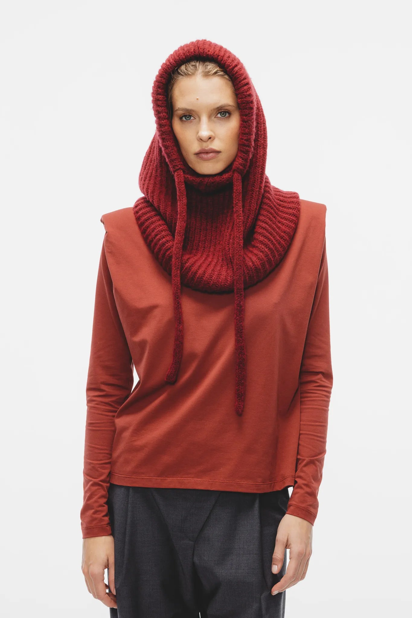 Longsleeve Honia Ceglasty