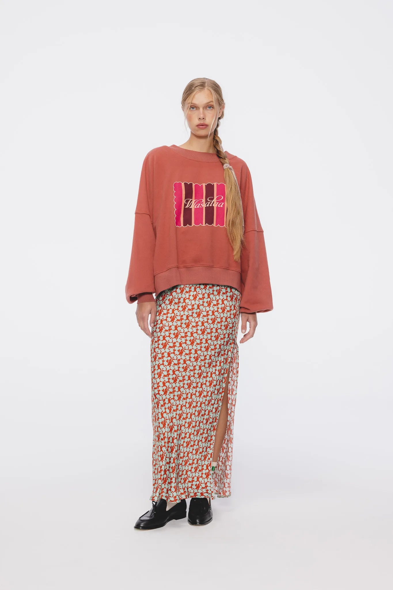 Bluza Gaja Print Marsala