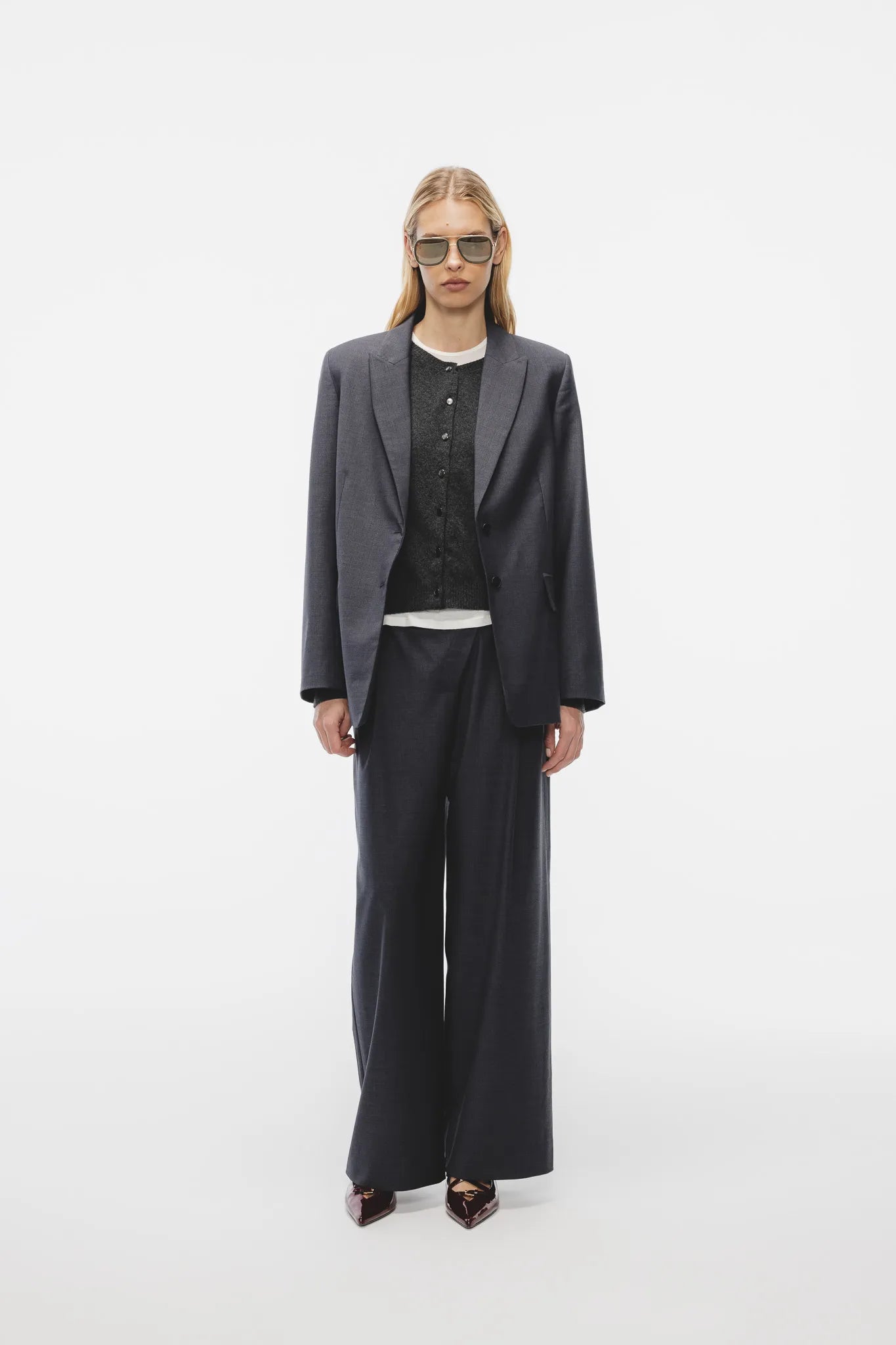 Spodnie Molly Grafitowy Melanż