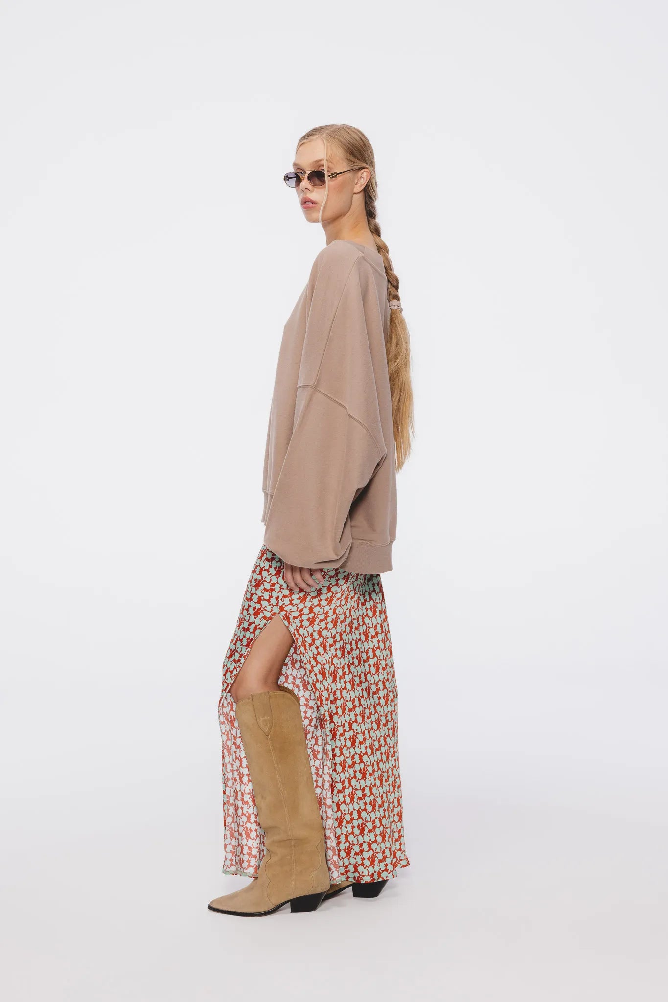 Spódnica Stefa Czerwono-Zielony