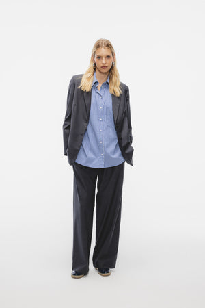 Koszula Aga Granatowy-Biały