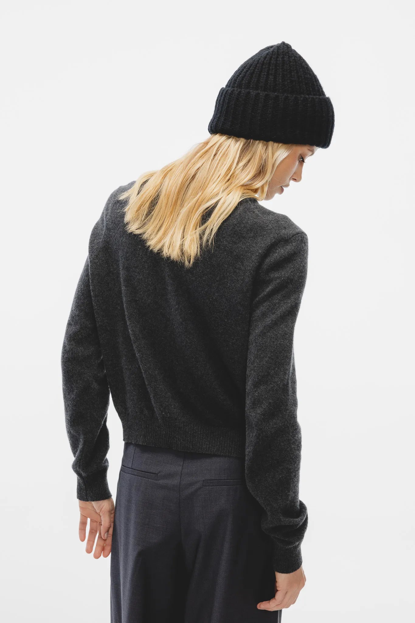 Sweter Ewela Grafitowy Melanż