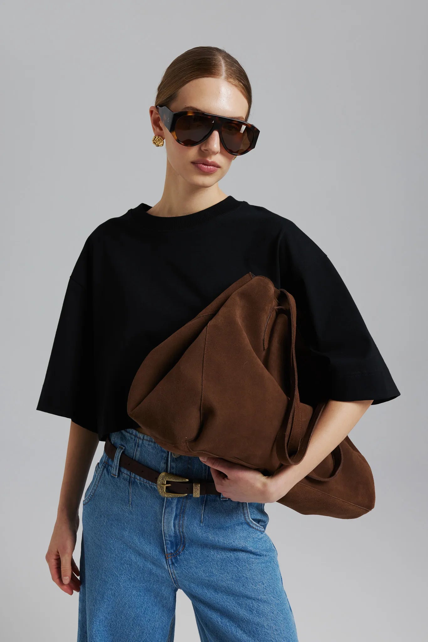 Torebka Leona Czekoladowy