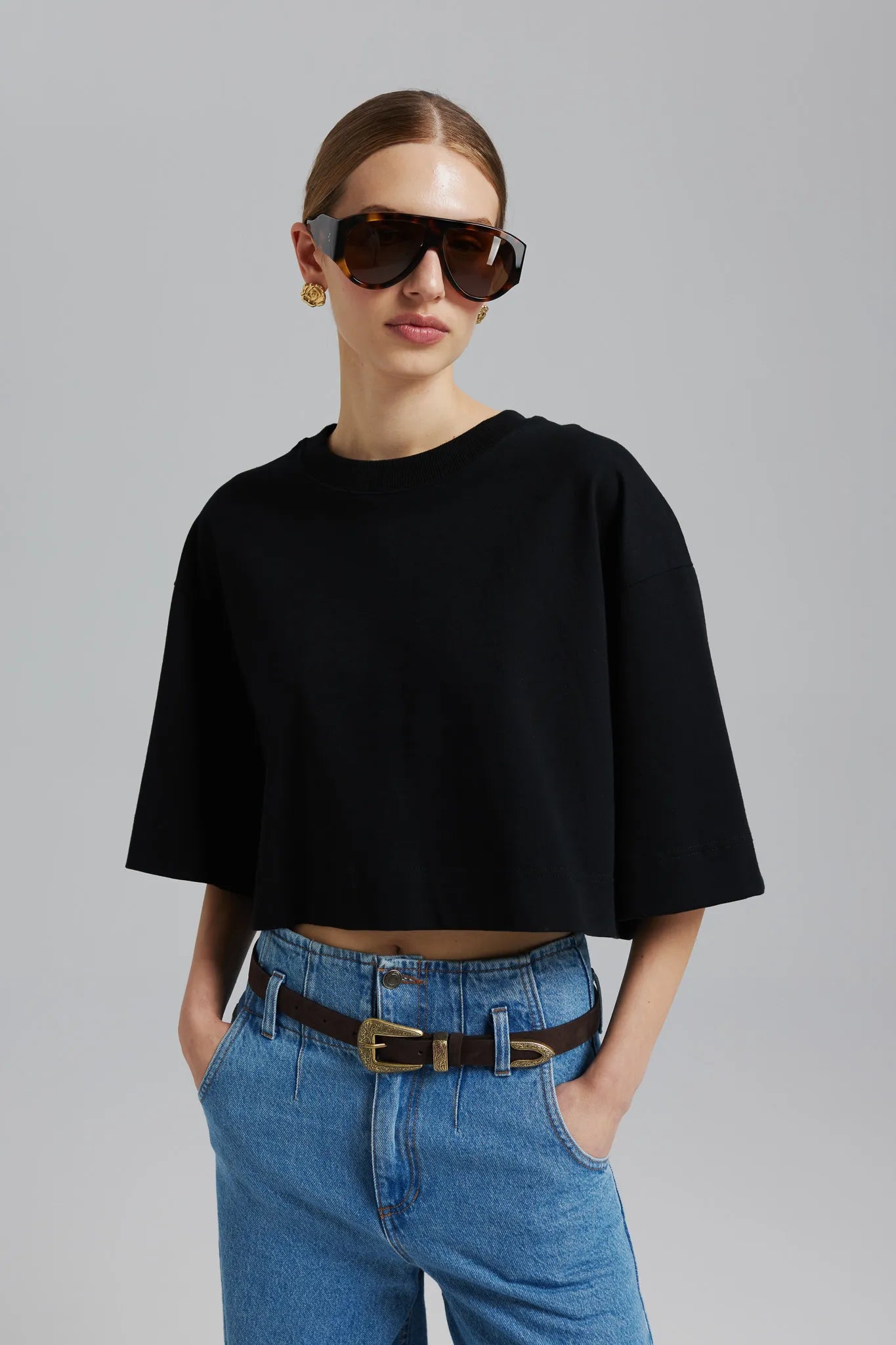 T-shirt Marlena Czarny