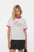 T-shirt Dylan Print Off-White-Liczi