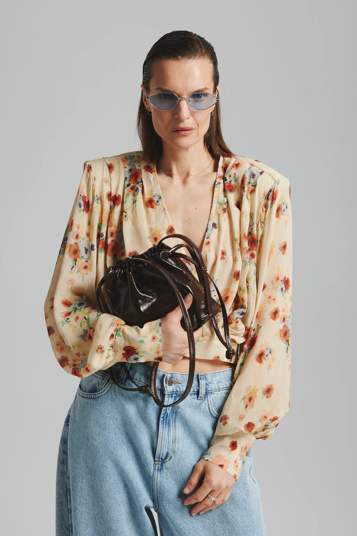 Torebka Nanufara Naplak Czekoladowy