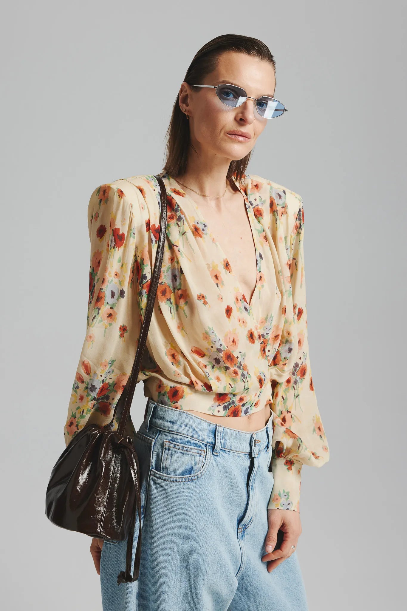 Torebka Nanufara Naplak Czekoladowy