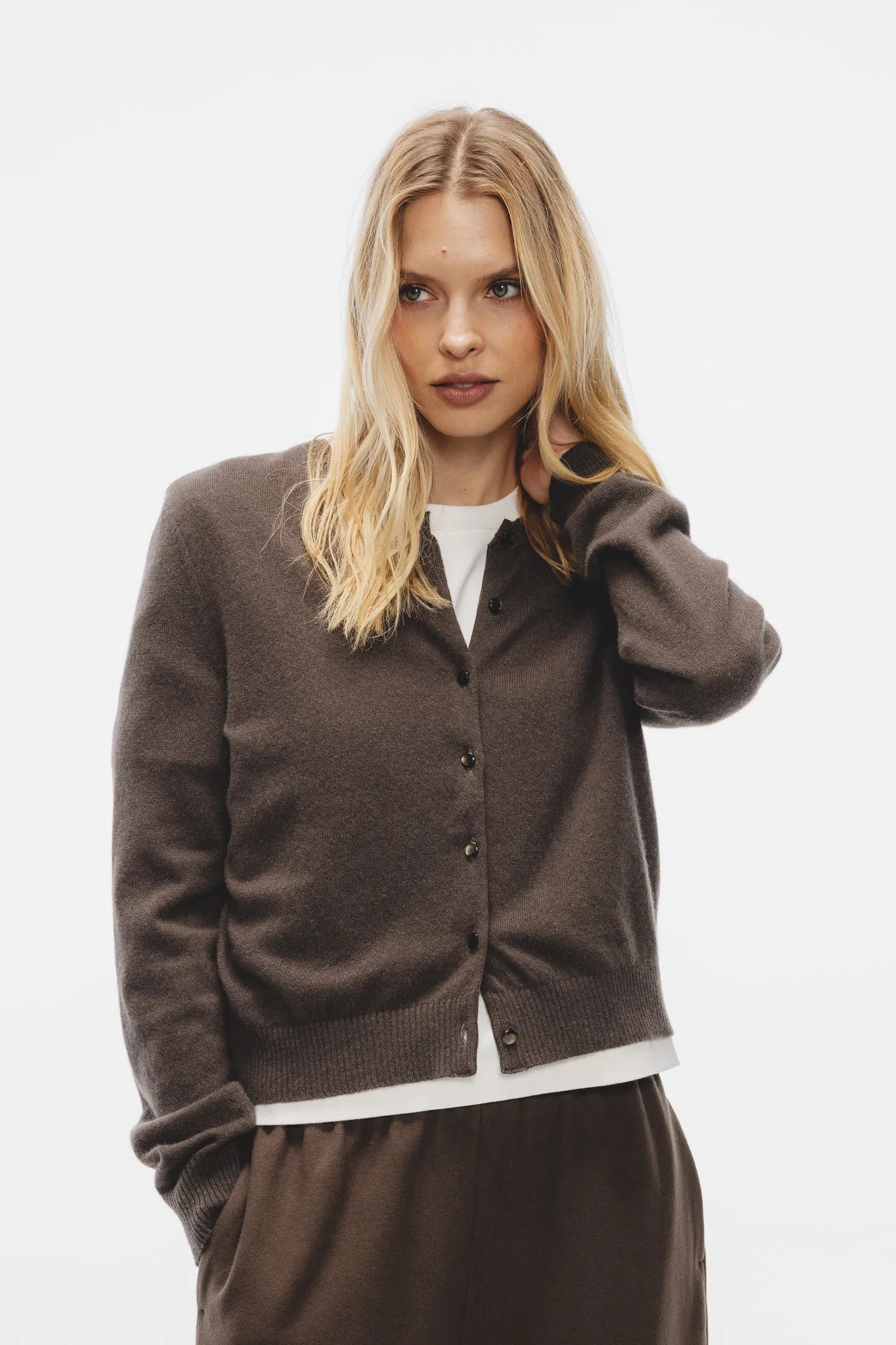 Sweter Ewela Brązowy