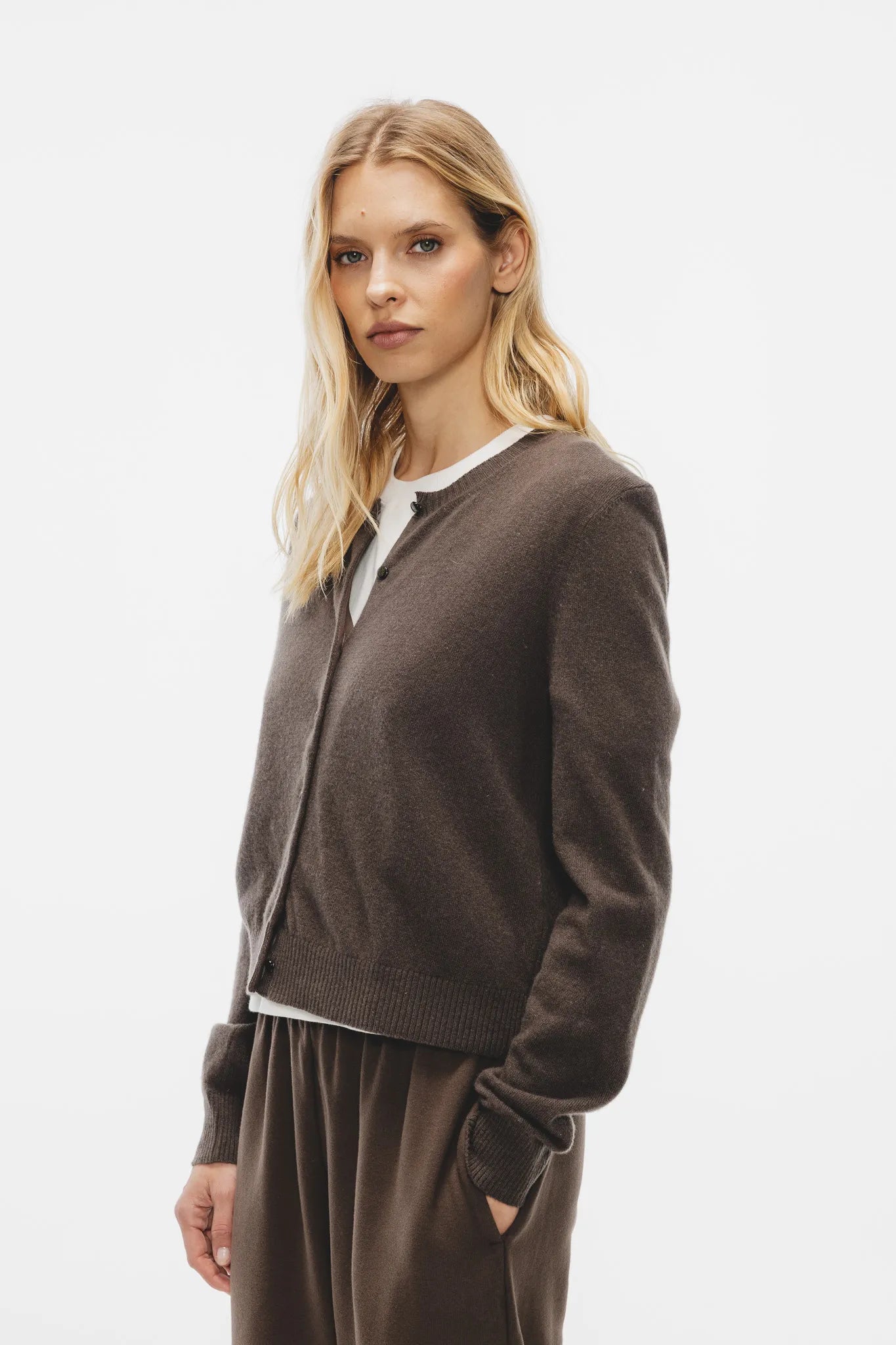 Sweter Ewela Brązowy