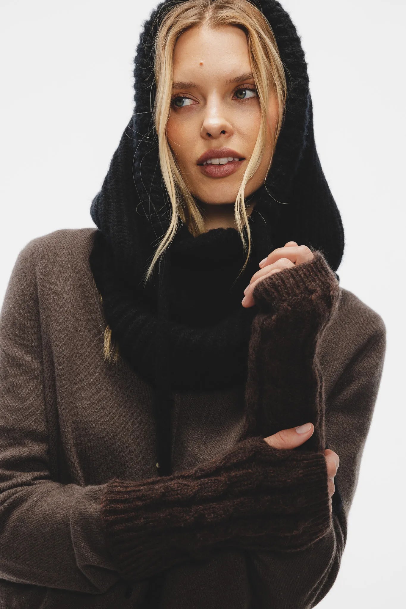 Rękawiczki Lizzie Czekoladowy