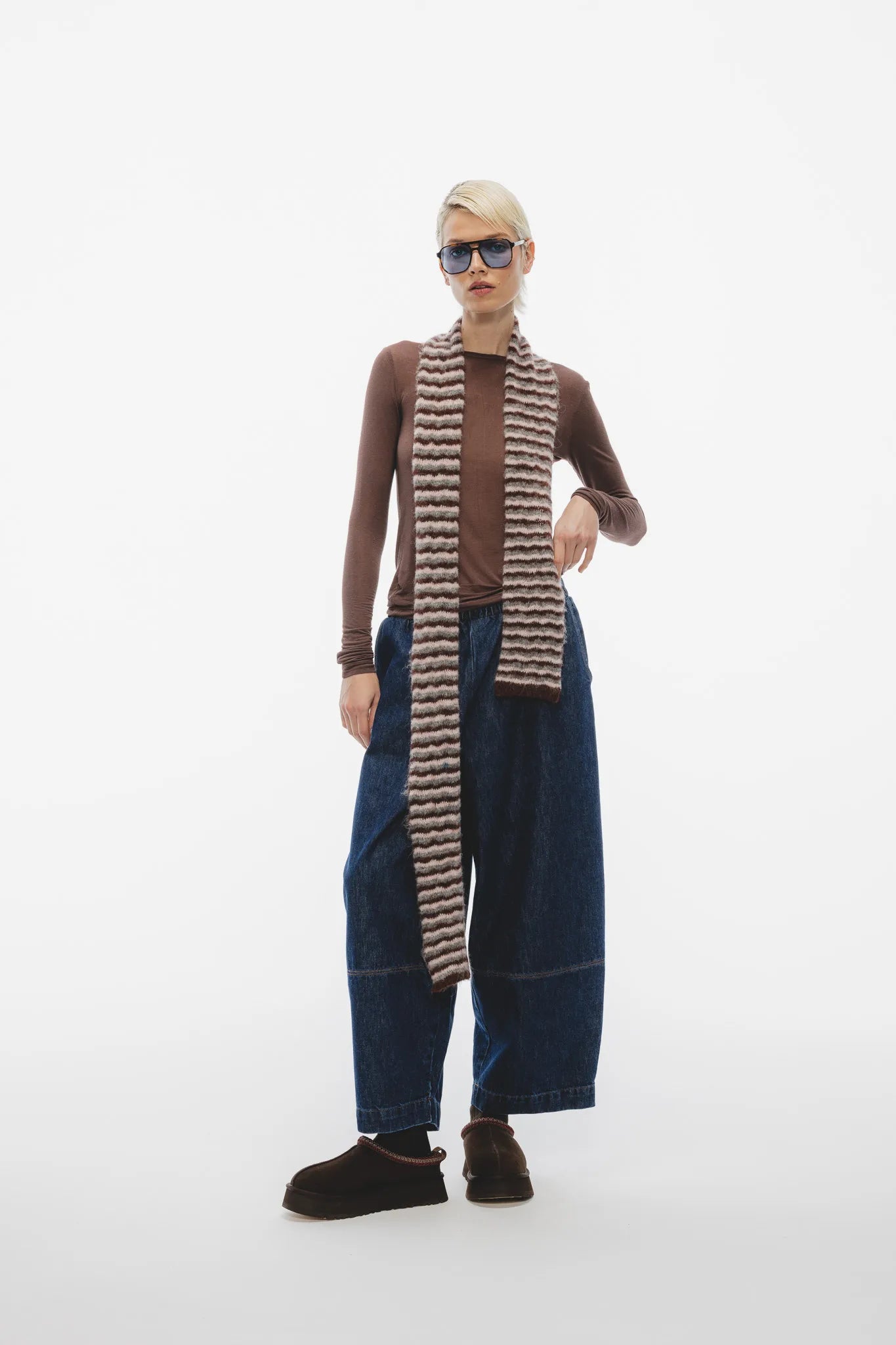 Longsleeve Hortensja Czekoladowy