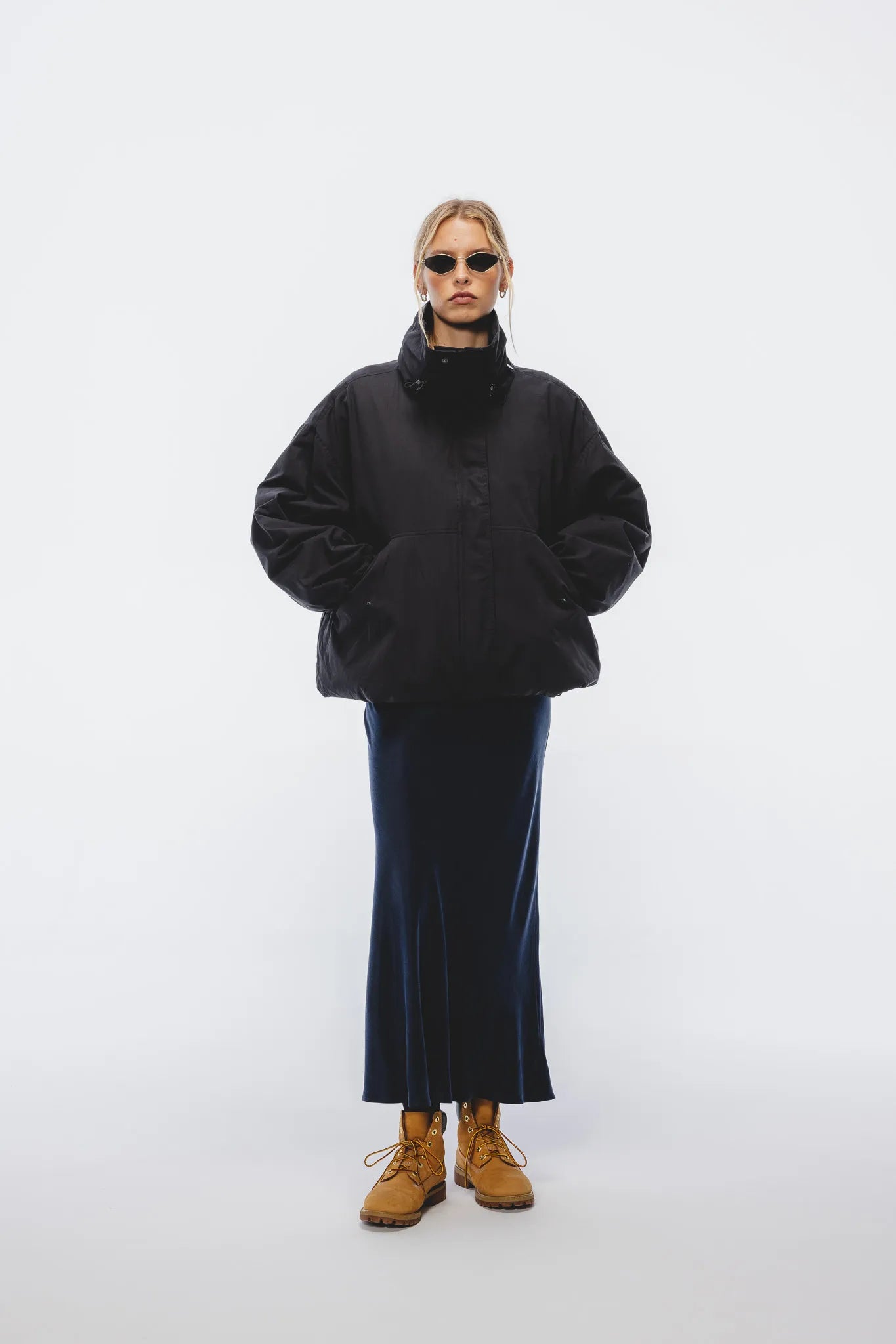 Kurtka puchowa Teona Czarny