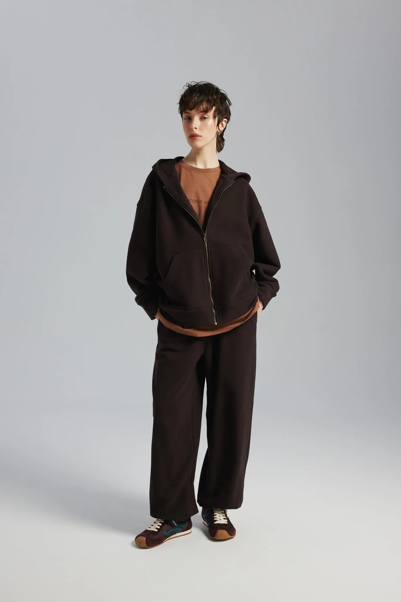 Spodnie Melka Gorzka Czekolada