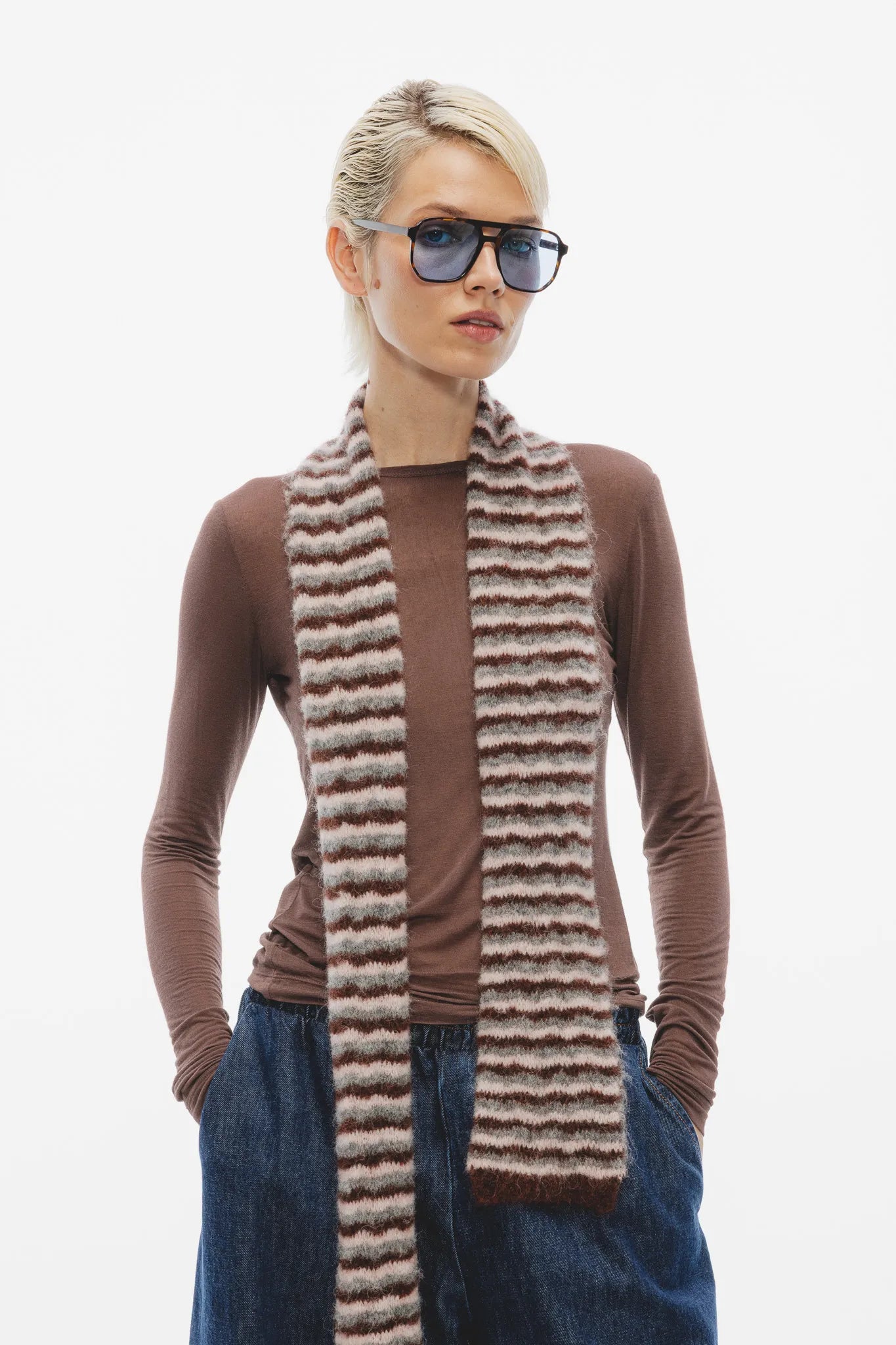 Longsleeve Hortensja Czekoladowy