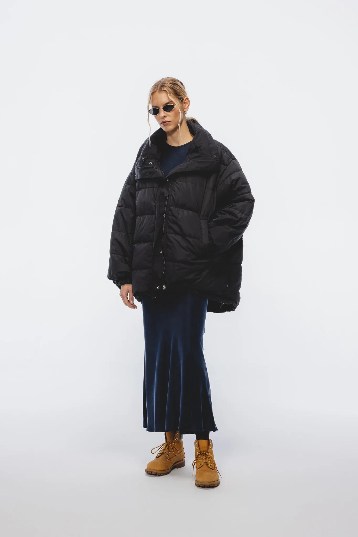 Kurtka puchowa Teona Czarny