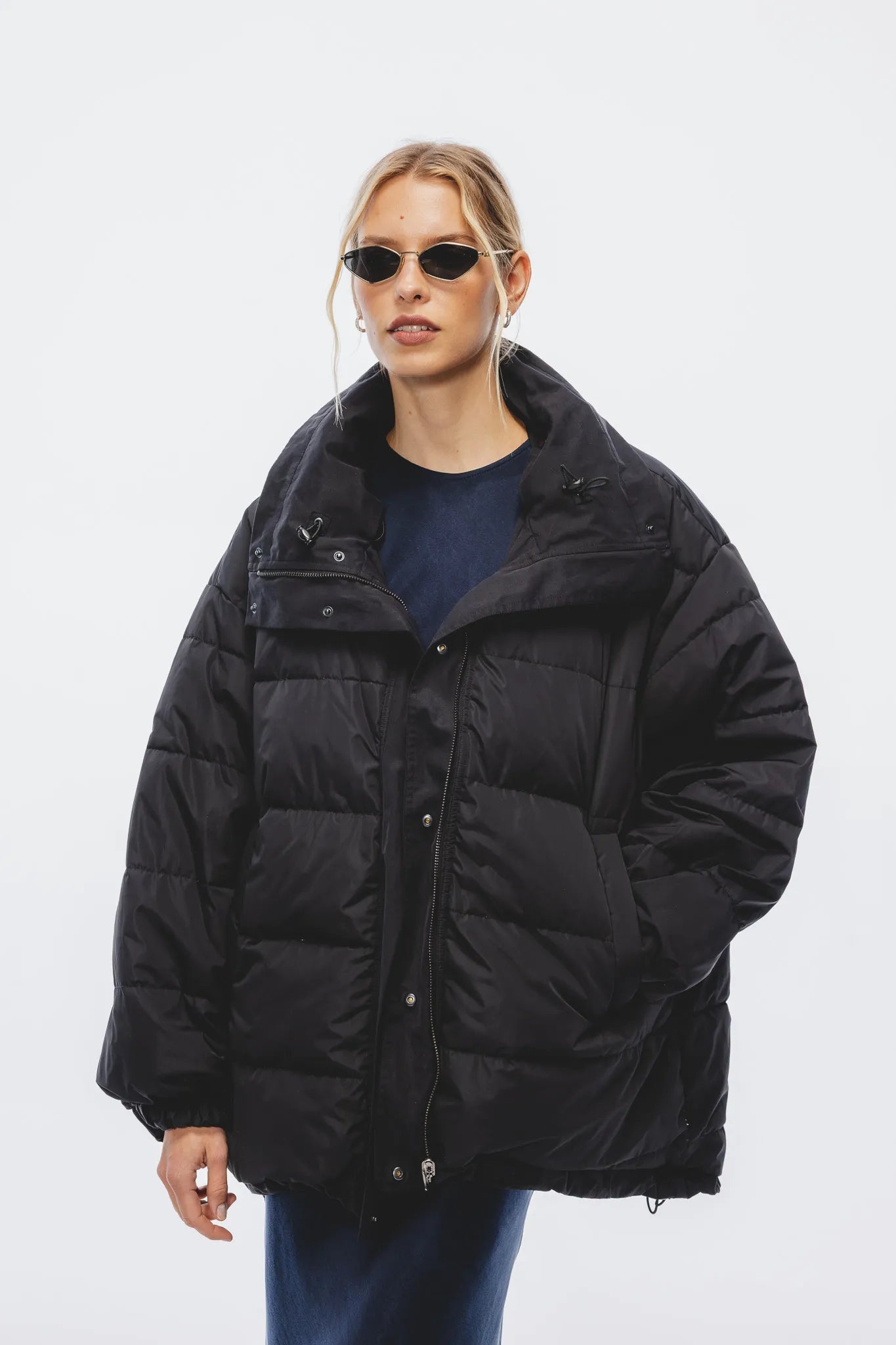 Kurtka puchowa Teona Czarny