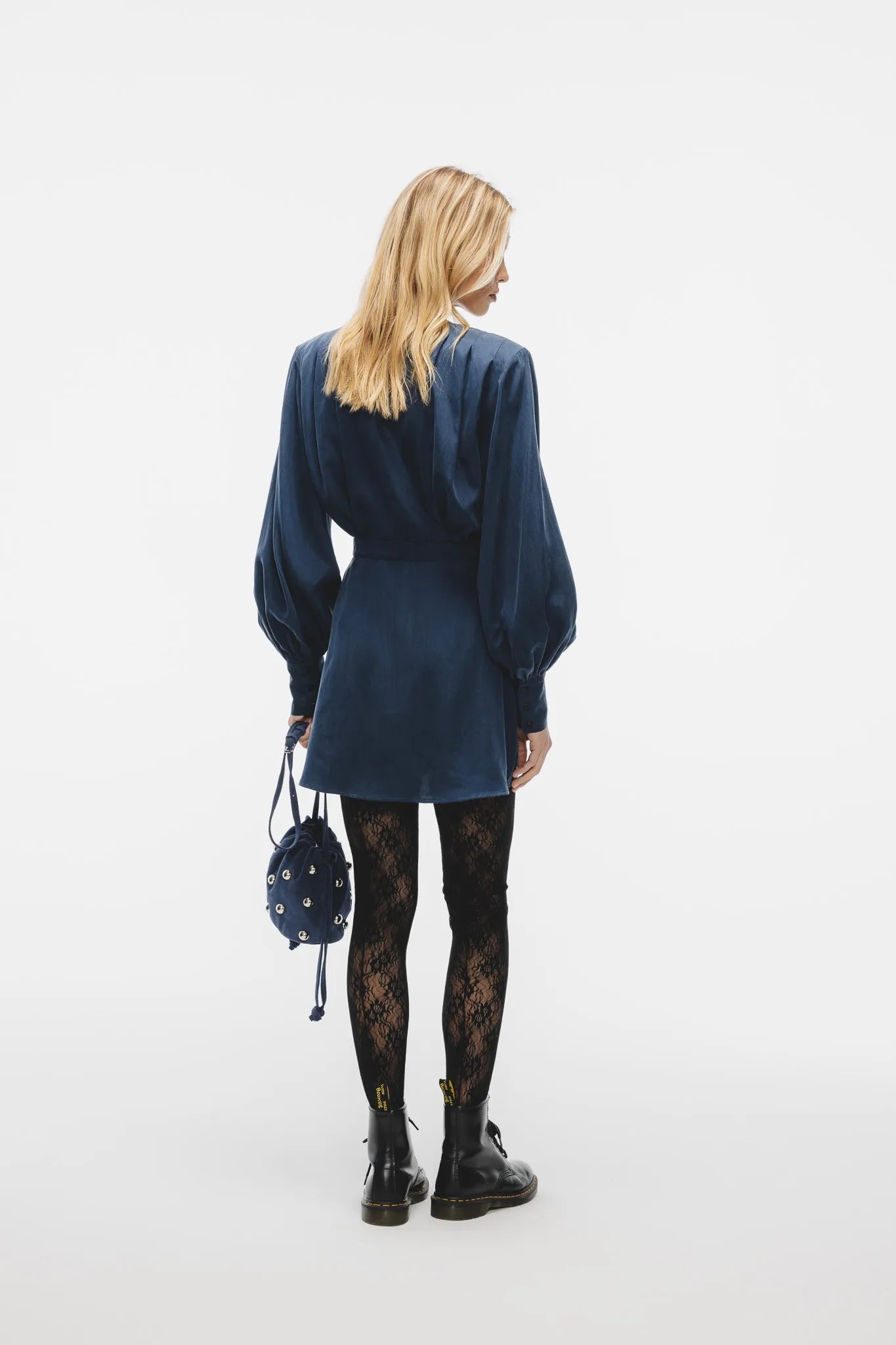 Sukienka Nelly Morski Granat