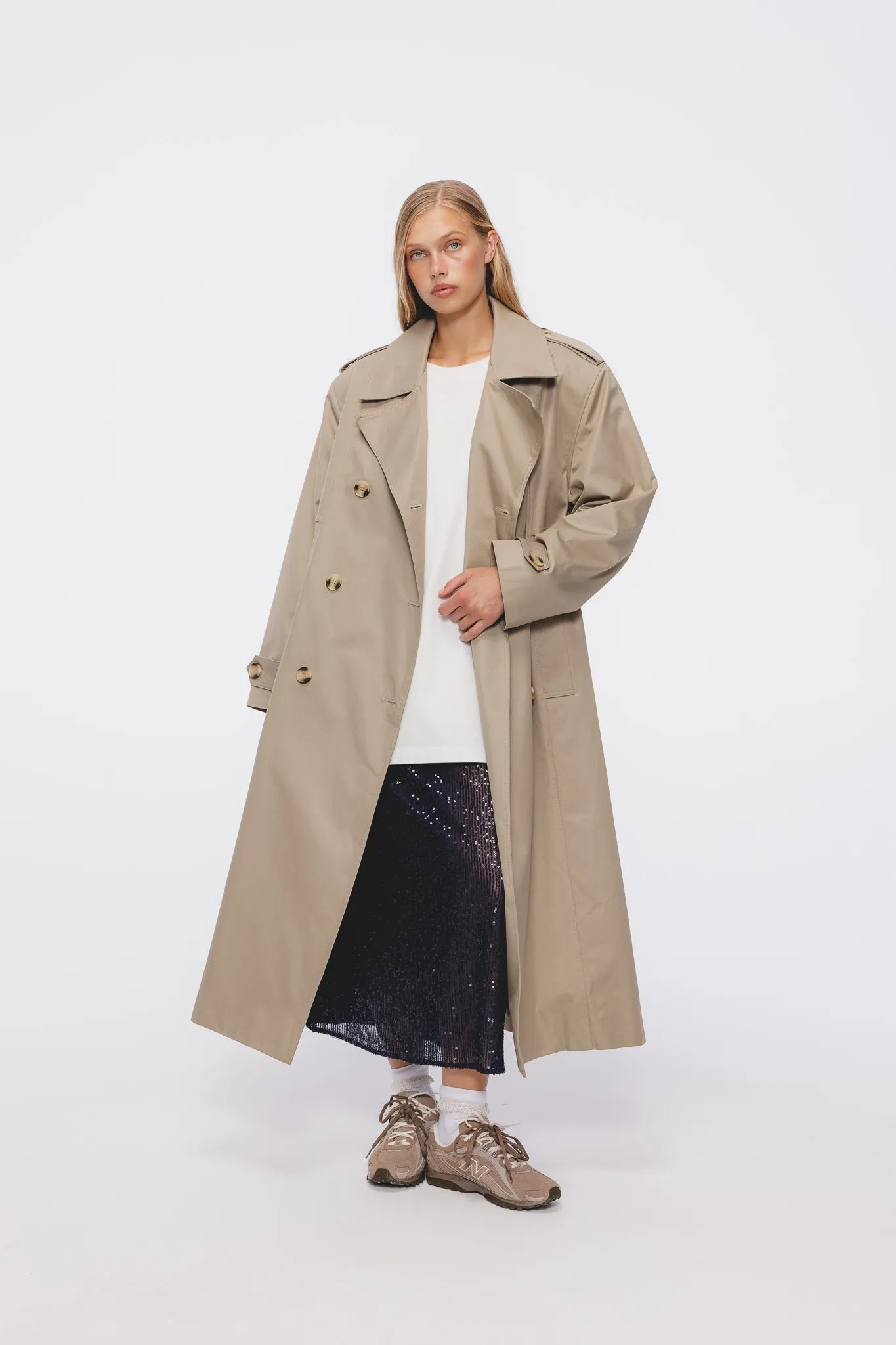 Spódnica cekinowa Stella Granatowy