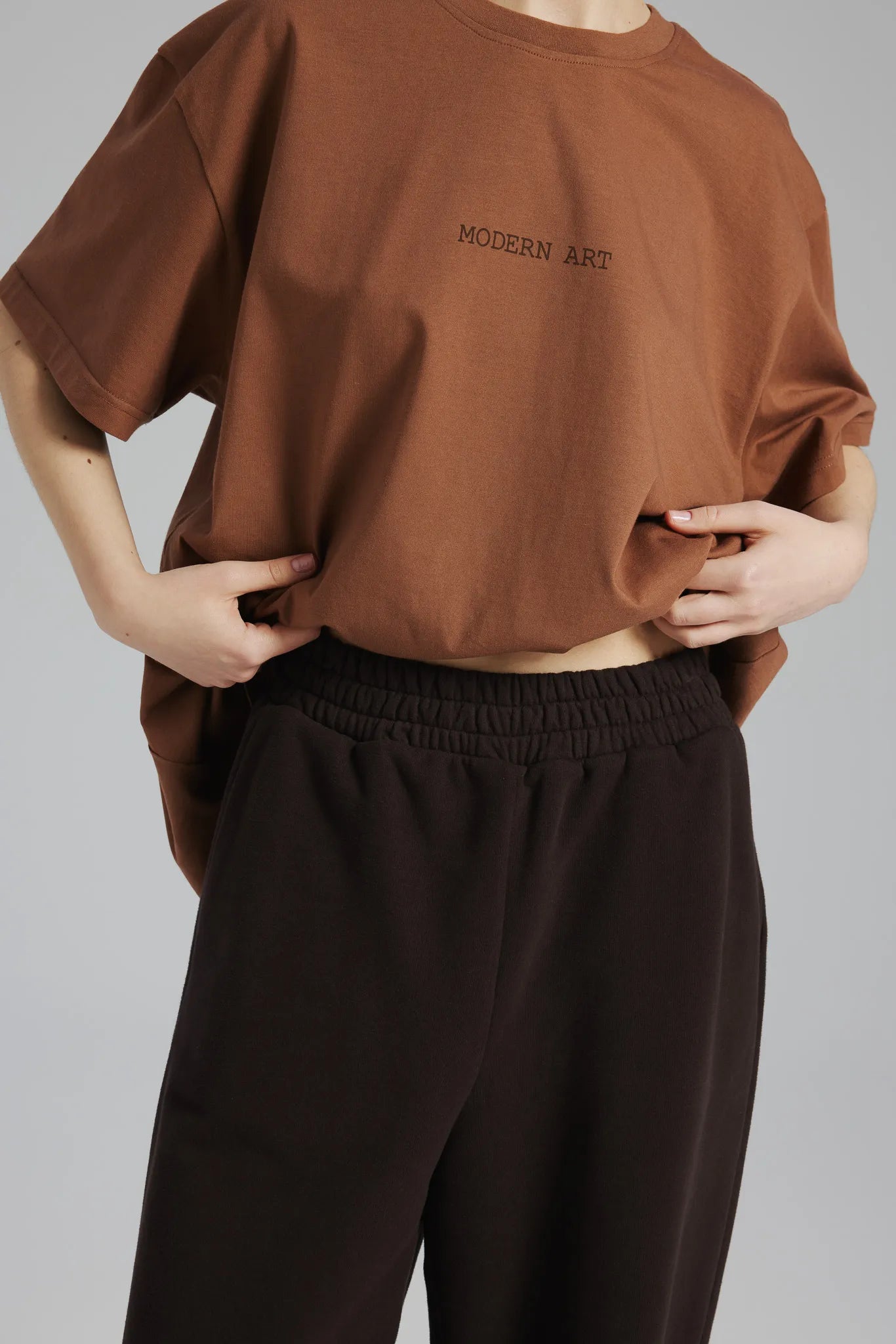 Spodnie Melka Gorzka Czekolada