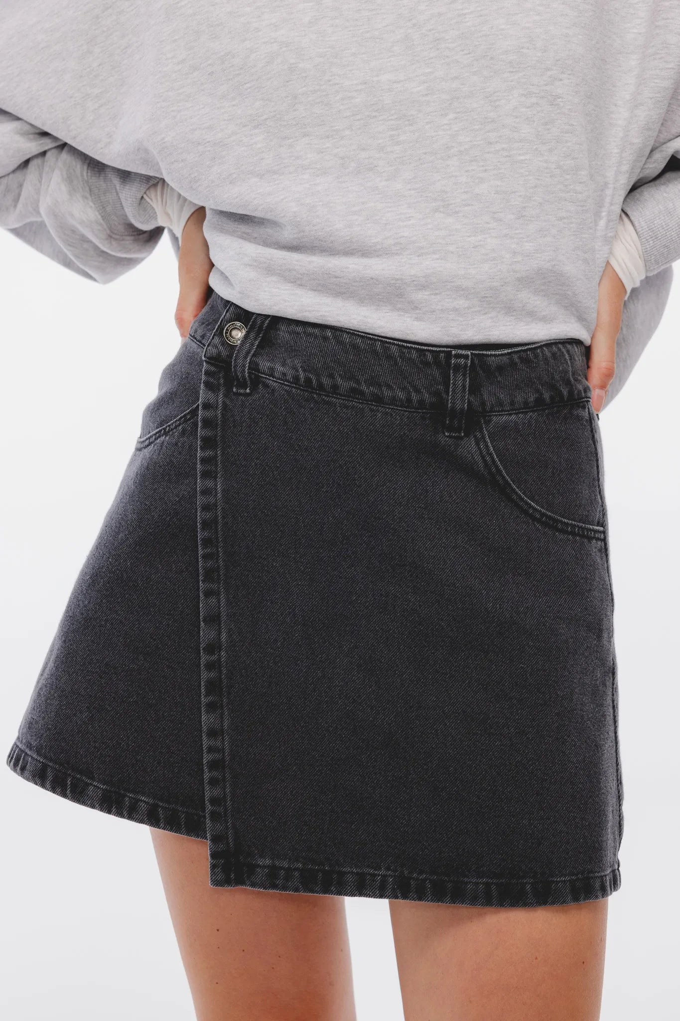 Spódnica Elena Denim Szary