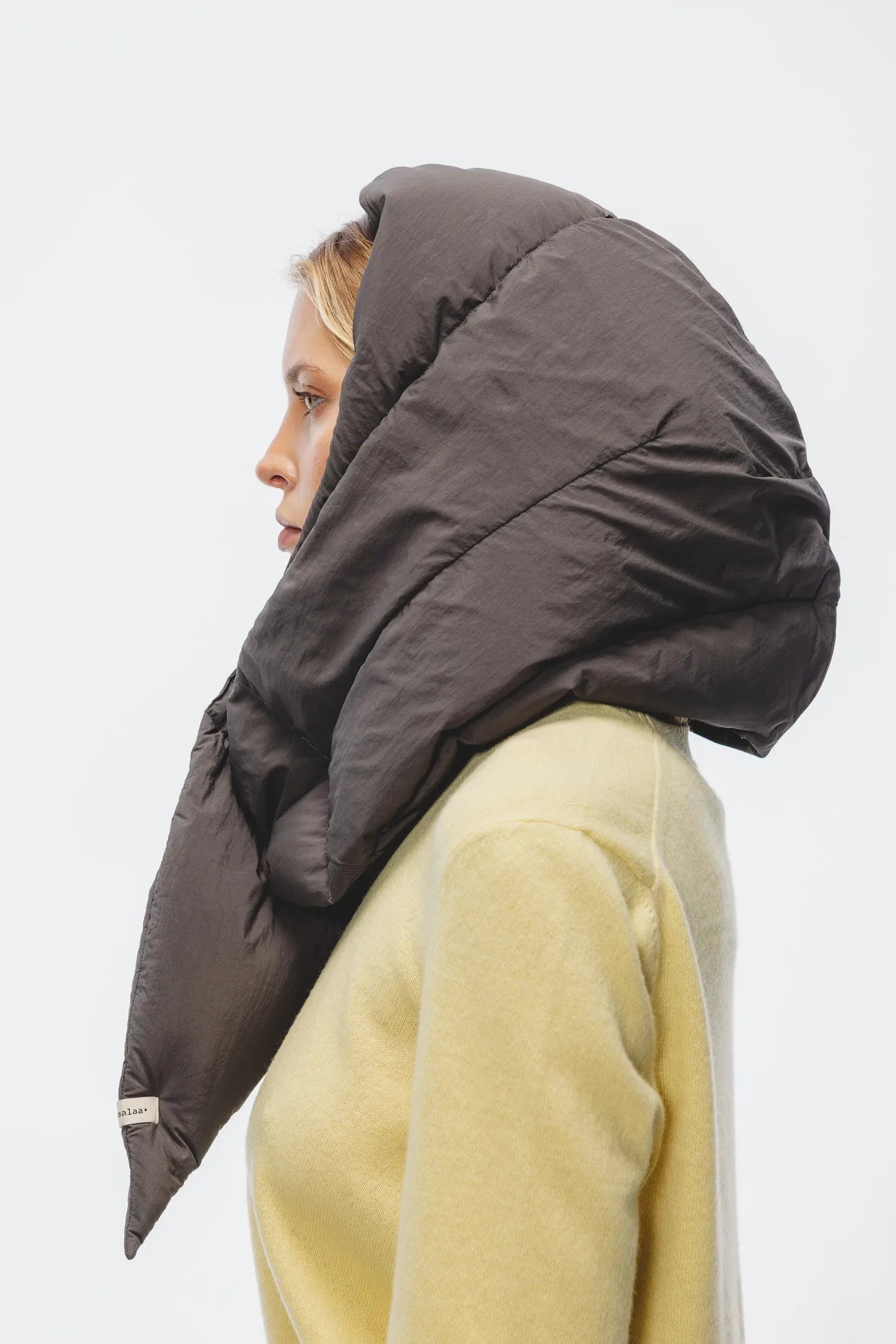 Kaptur puchowy Dobi Grafitowy