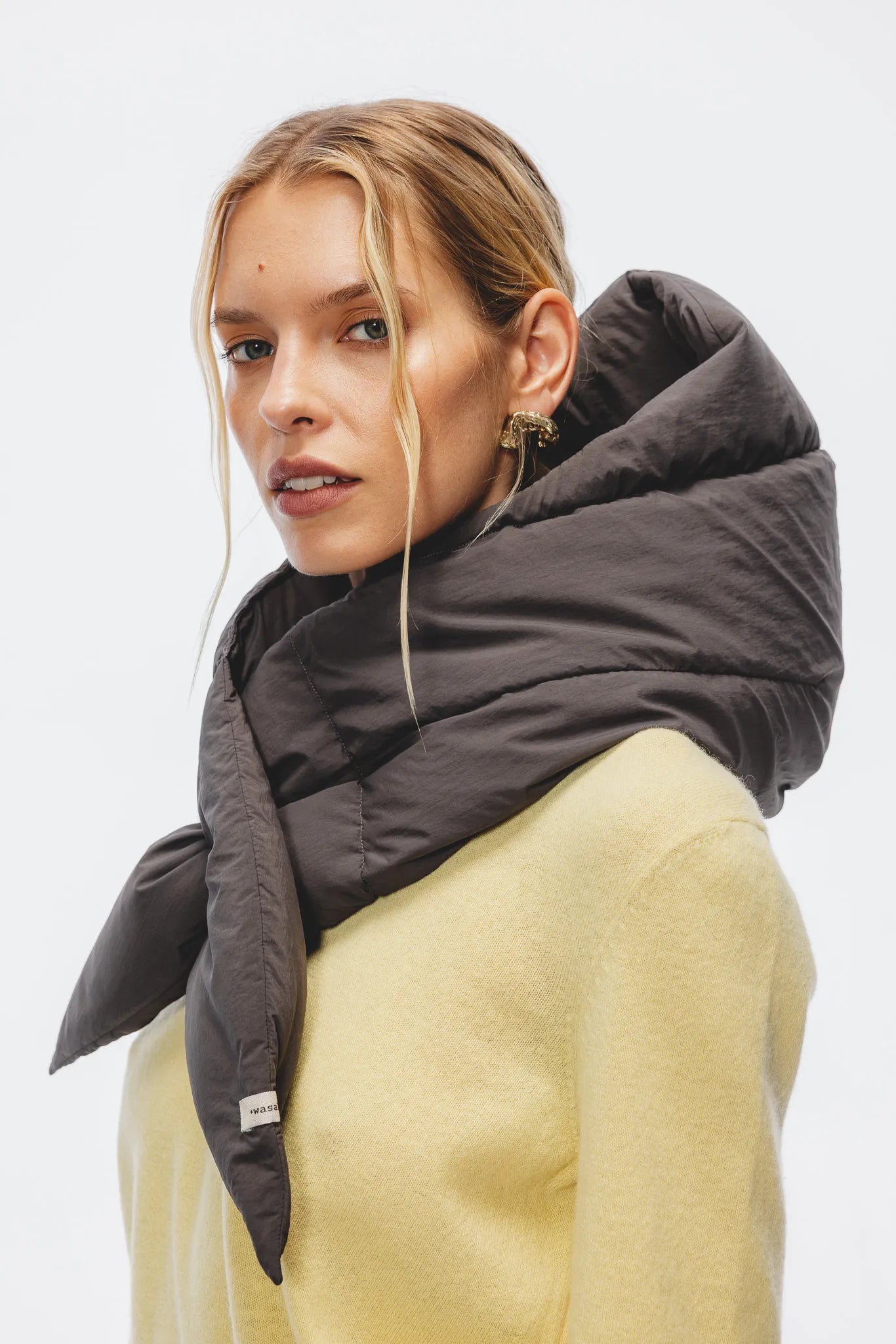 Kaptur puchowy Dobi Grafitowy