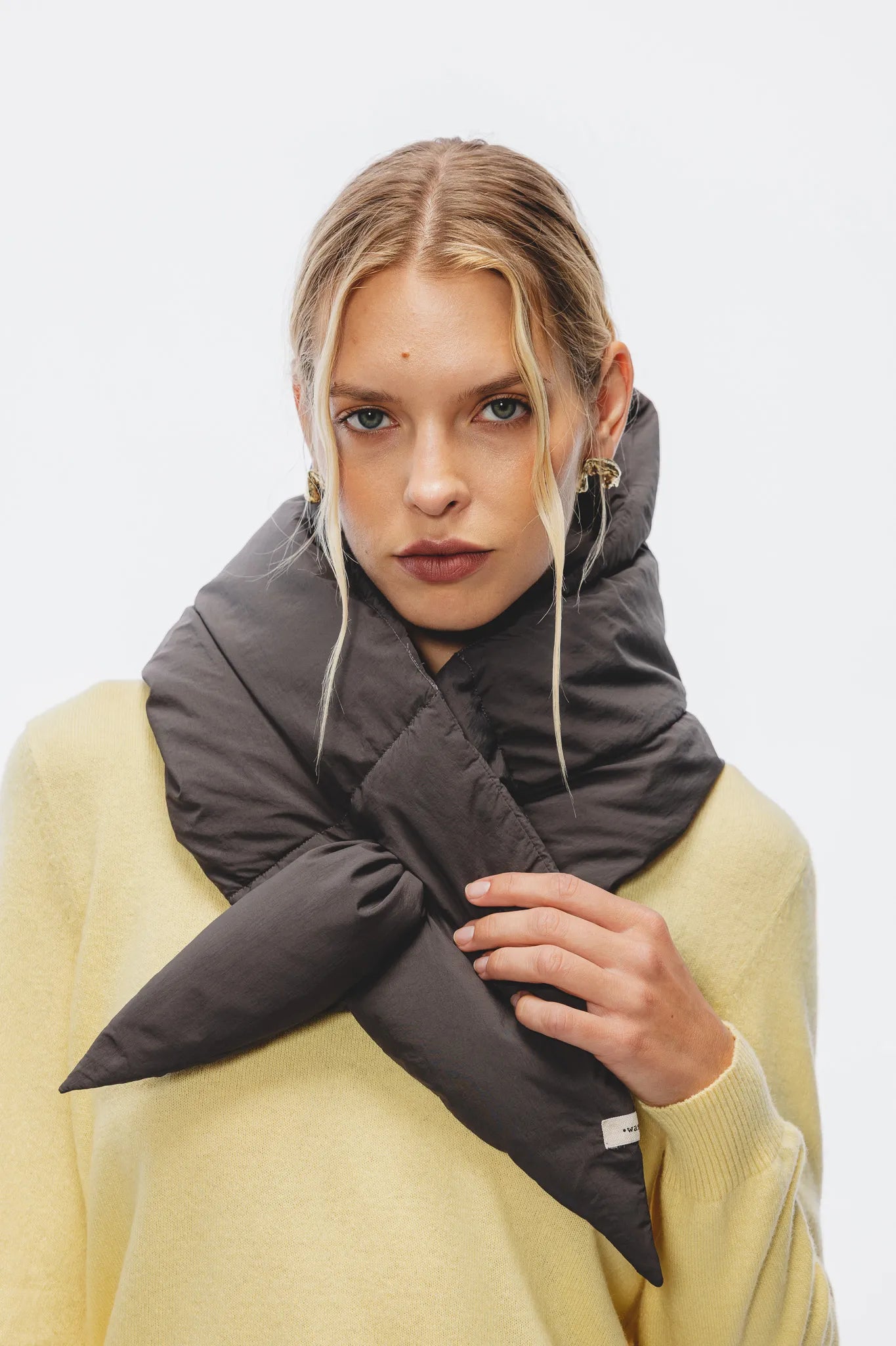 Kaptur puchowy Dobi Grafitowy