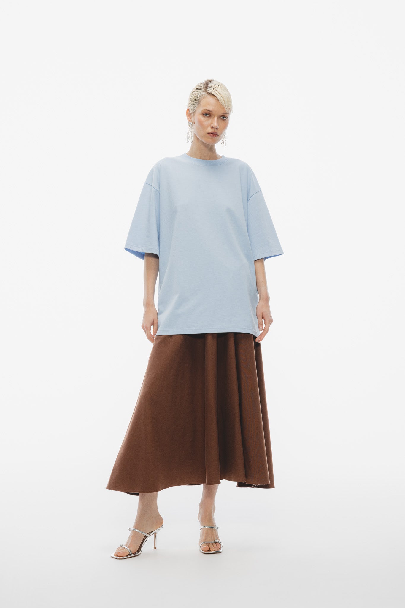 T-shirt unisex Jackie Błękitny