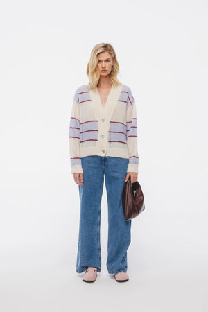 Spodnie Edyta Haft Ciemny Niebieski