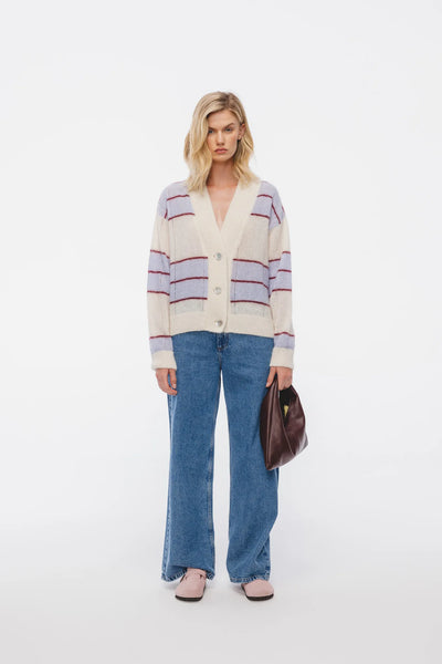 Spodnie Edyta Haft Ciemny Niebieski