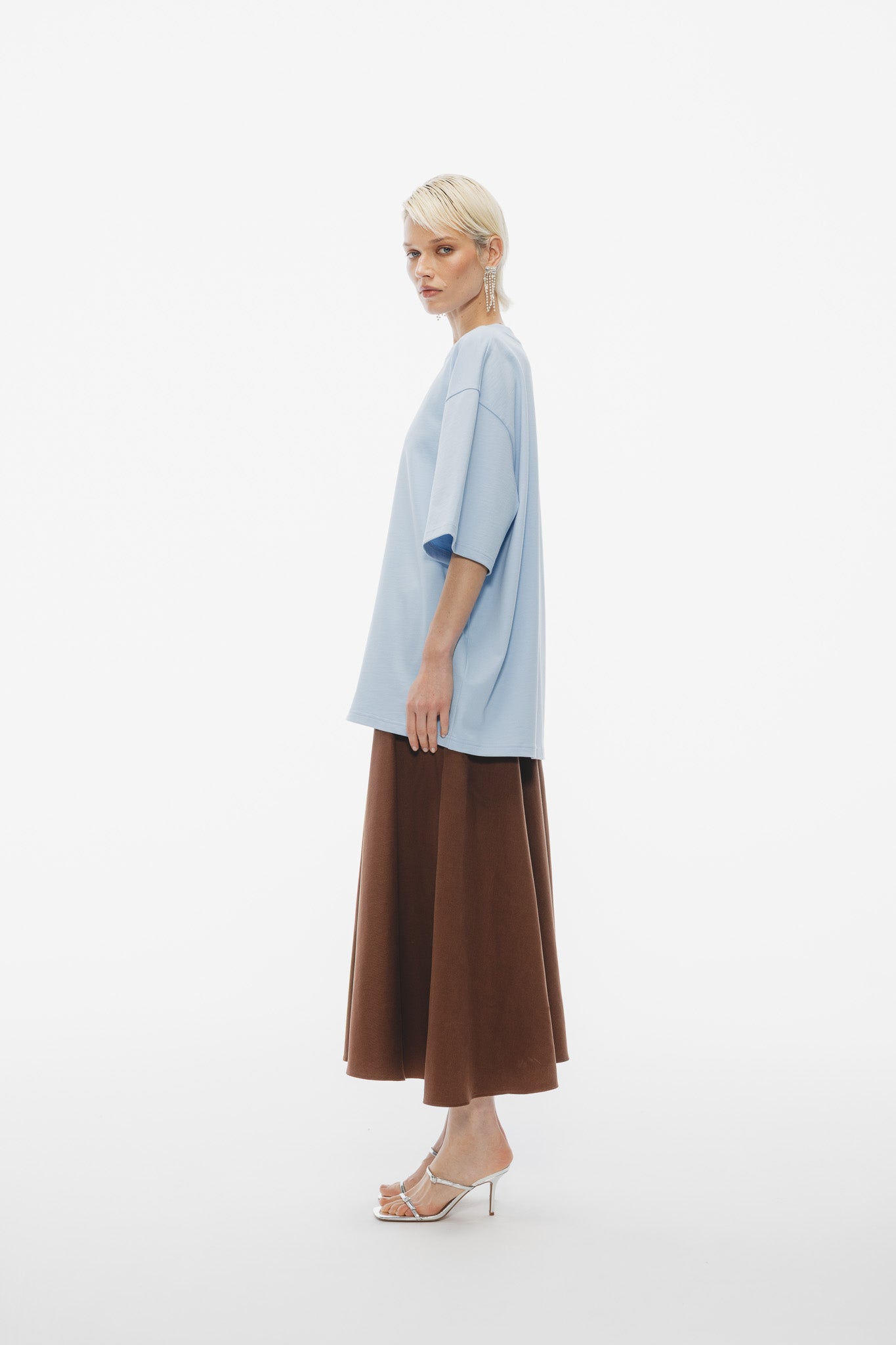 T-shirt unisex Jackie Błękitny