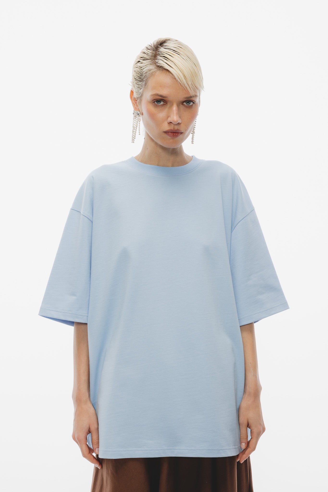 T-shirt unisex Jackie Błękitny