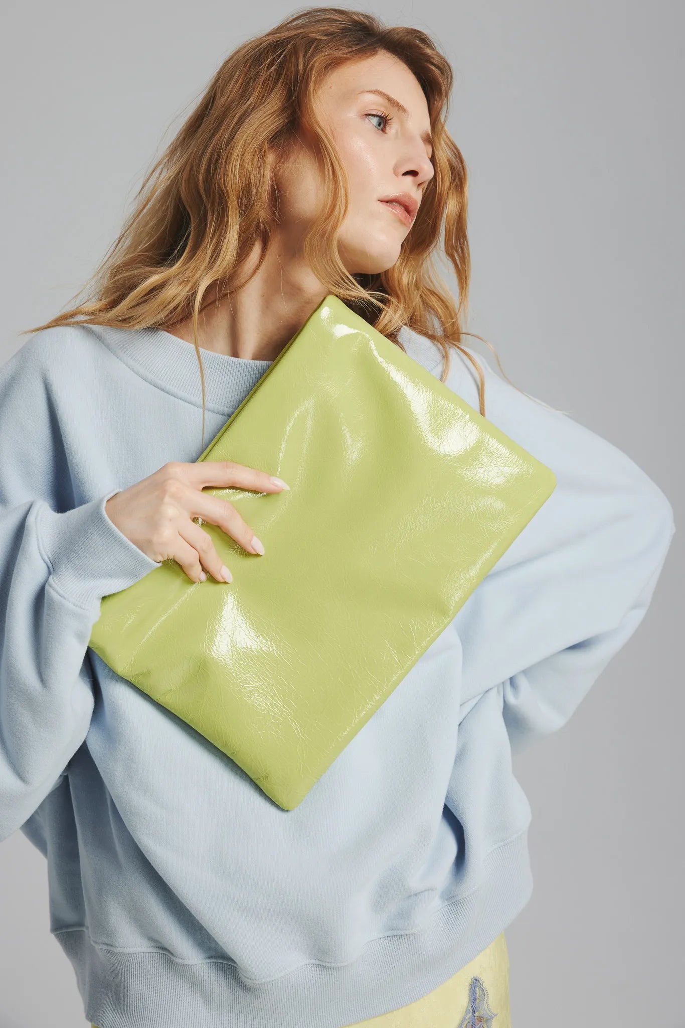 Torebka Lydia Naplak Limonkowy