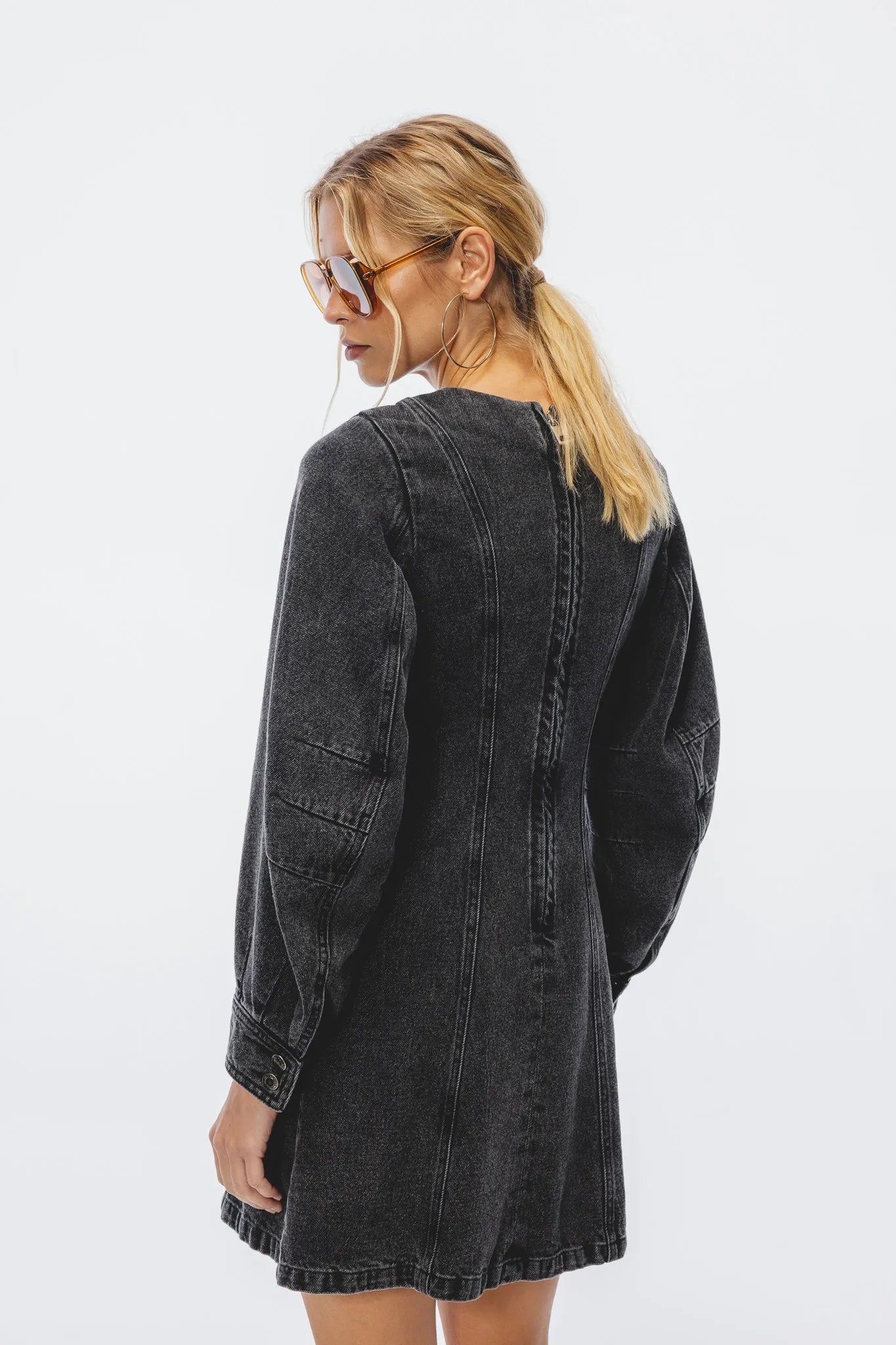 Sukienka Alia denim Szary