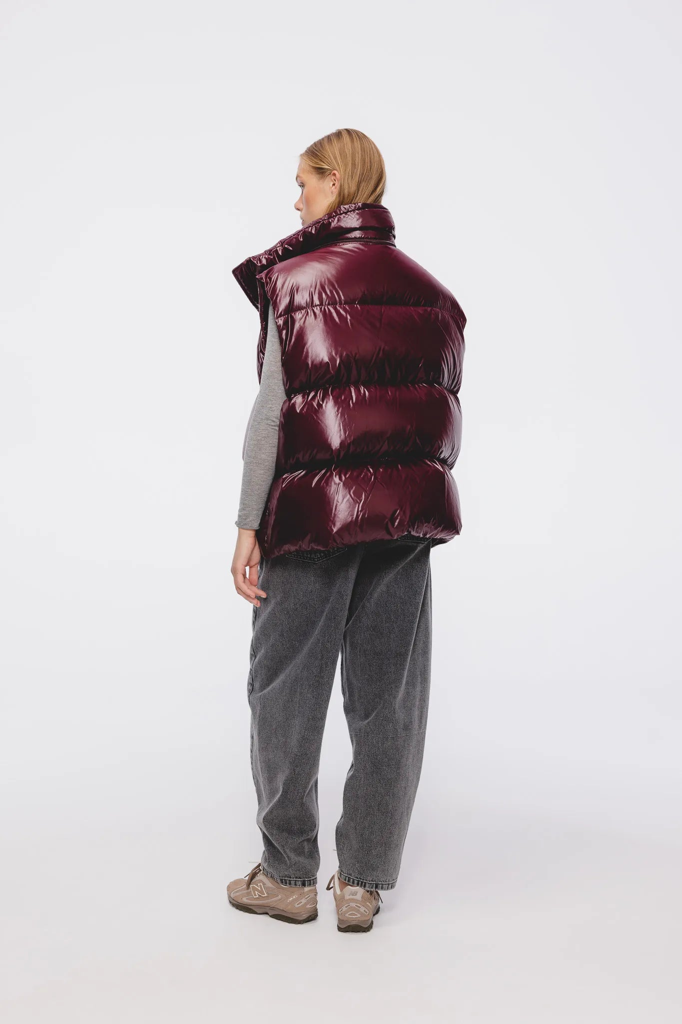Kamizelka puchowa unisex Władzia Wiśniowy