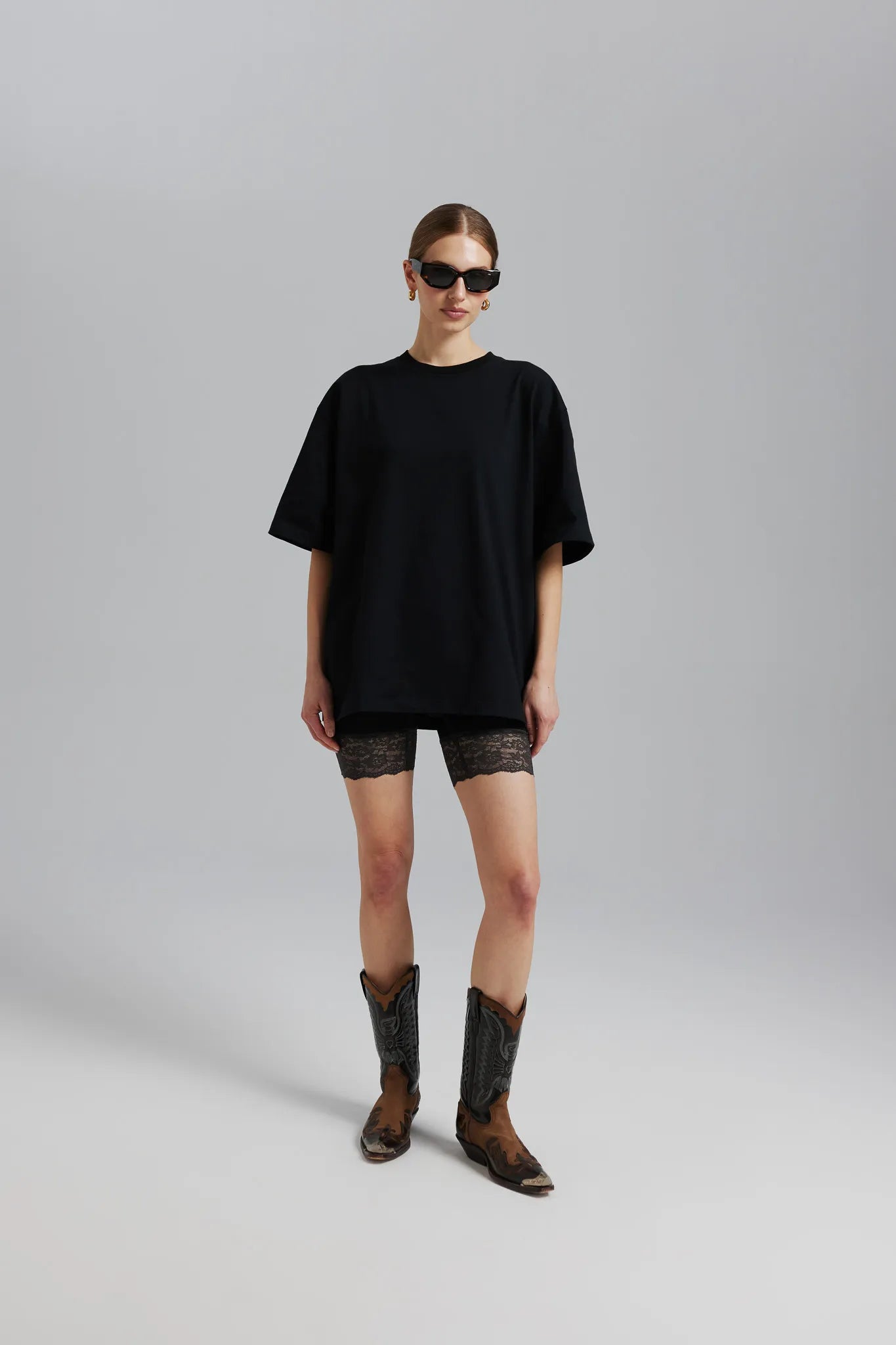 T-shirt unisex Jackie Czarny