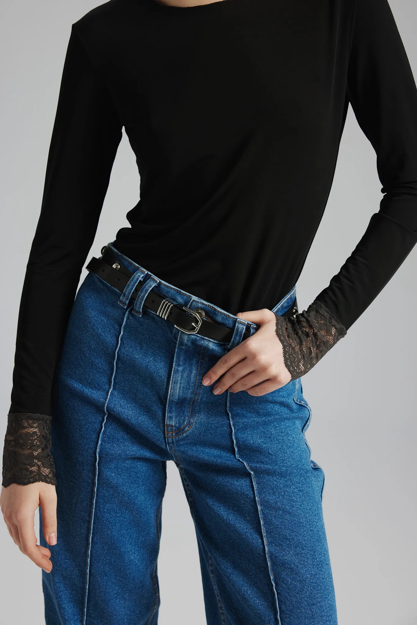 Longsleeve Karmena Czarny