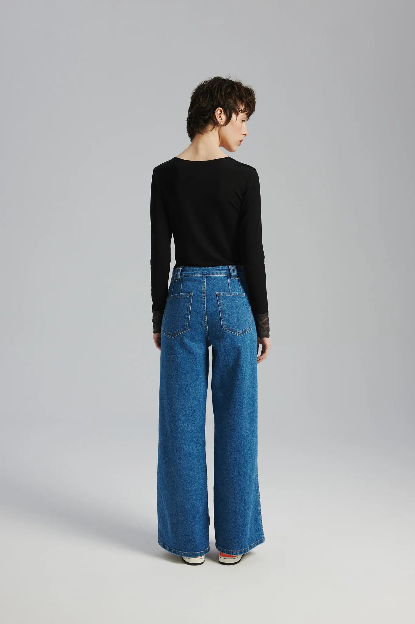 Spodnie Bena Ciemny Niebieski