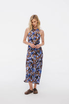 Sukienka Sarah Print Brązowy