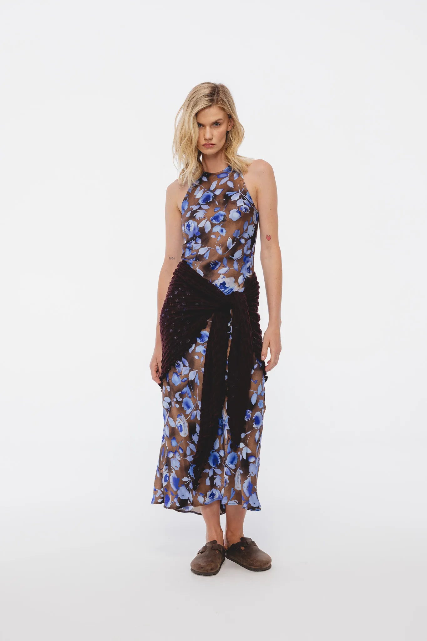 Chusta Kumi Ciemny Czekoladowy