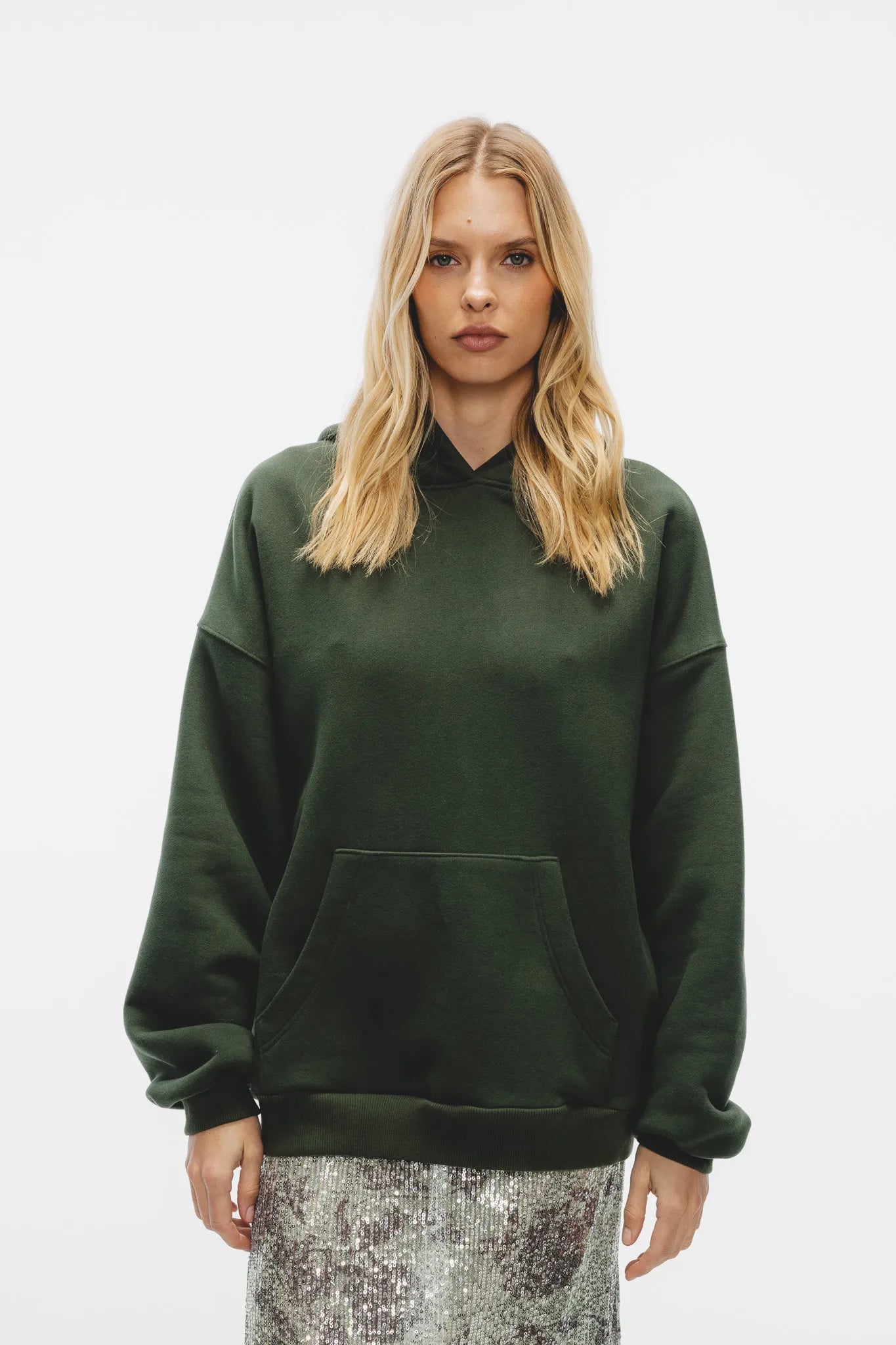 Bluza Kamelia Diagonal Ciemny Zielony