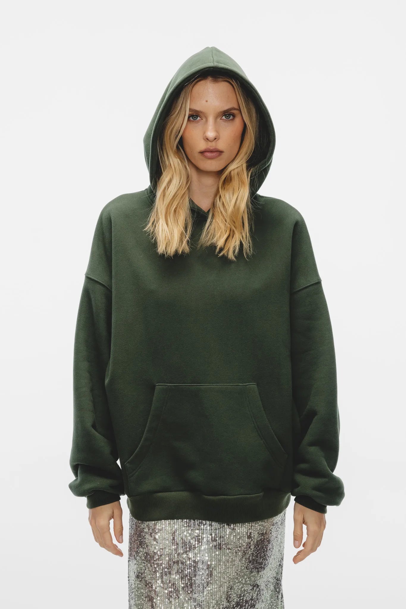 Bluza Kamelia Diagonal Ciemny Zielony