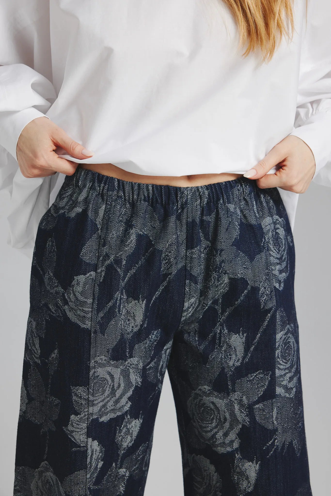 Spodnie Nia Ciemny Granatowy