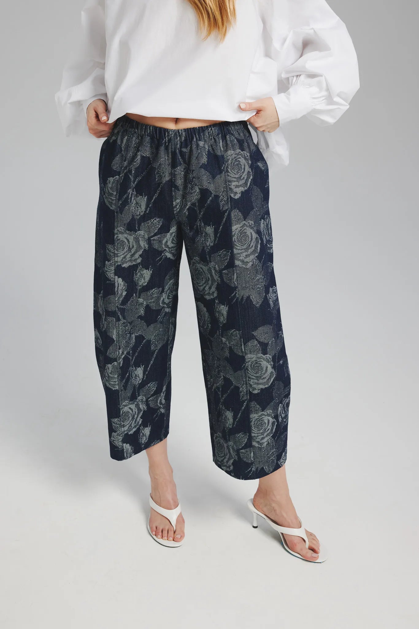 Spodnie Nia Ciemny Granatowy