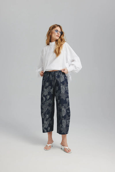 Spodnie Nia Ciemny Granatowy