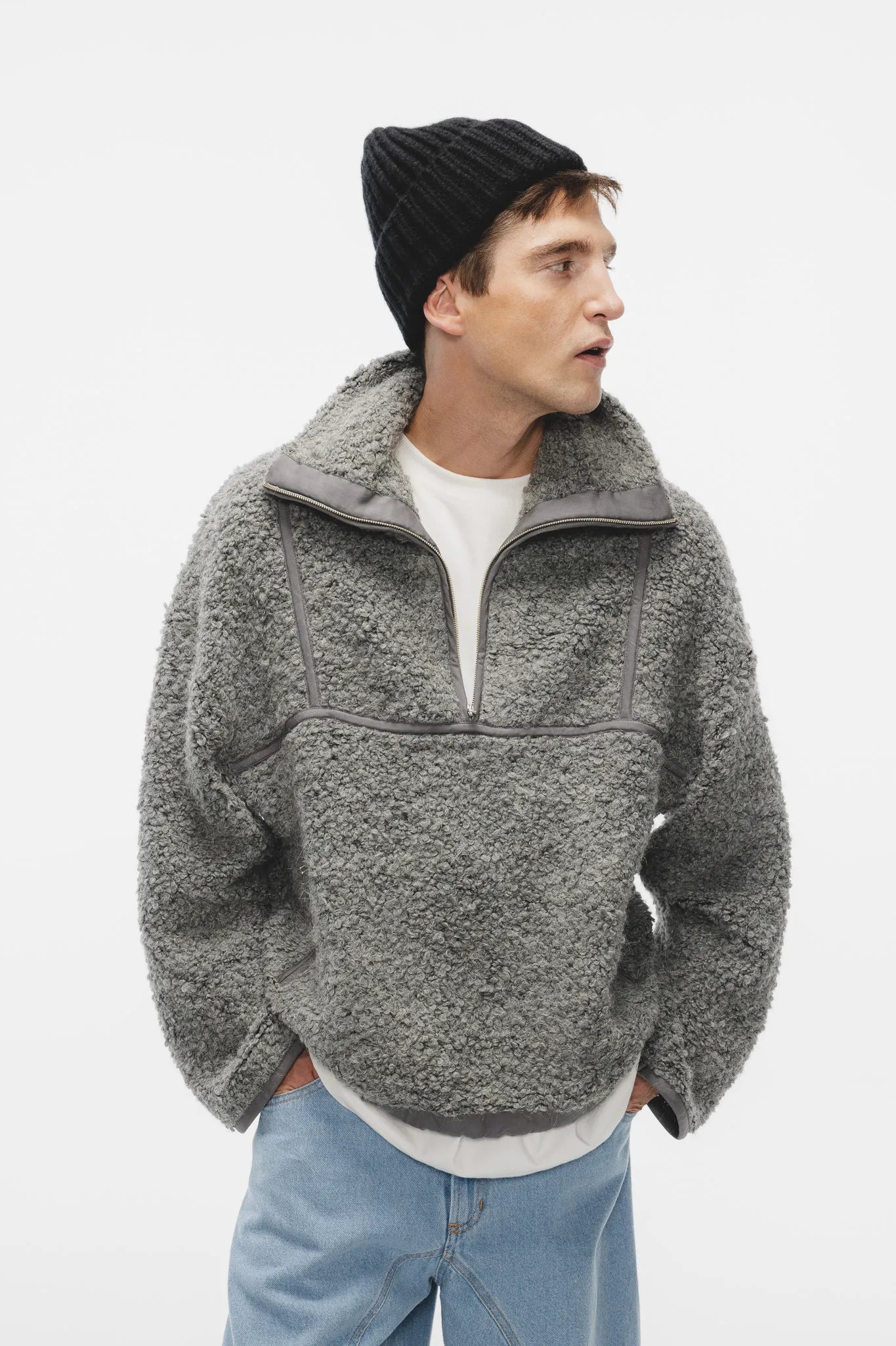 Bluza Elma Teddy Ciemny Szary