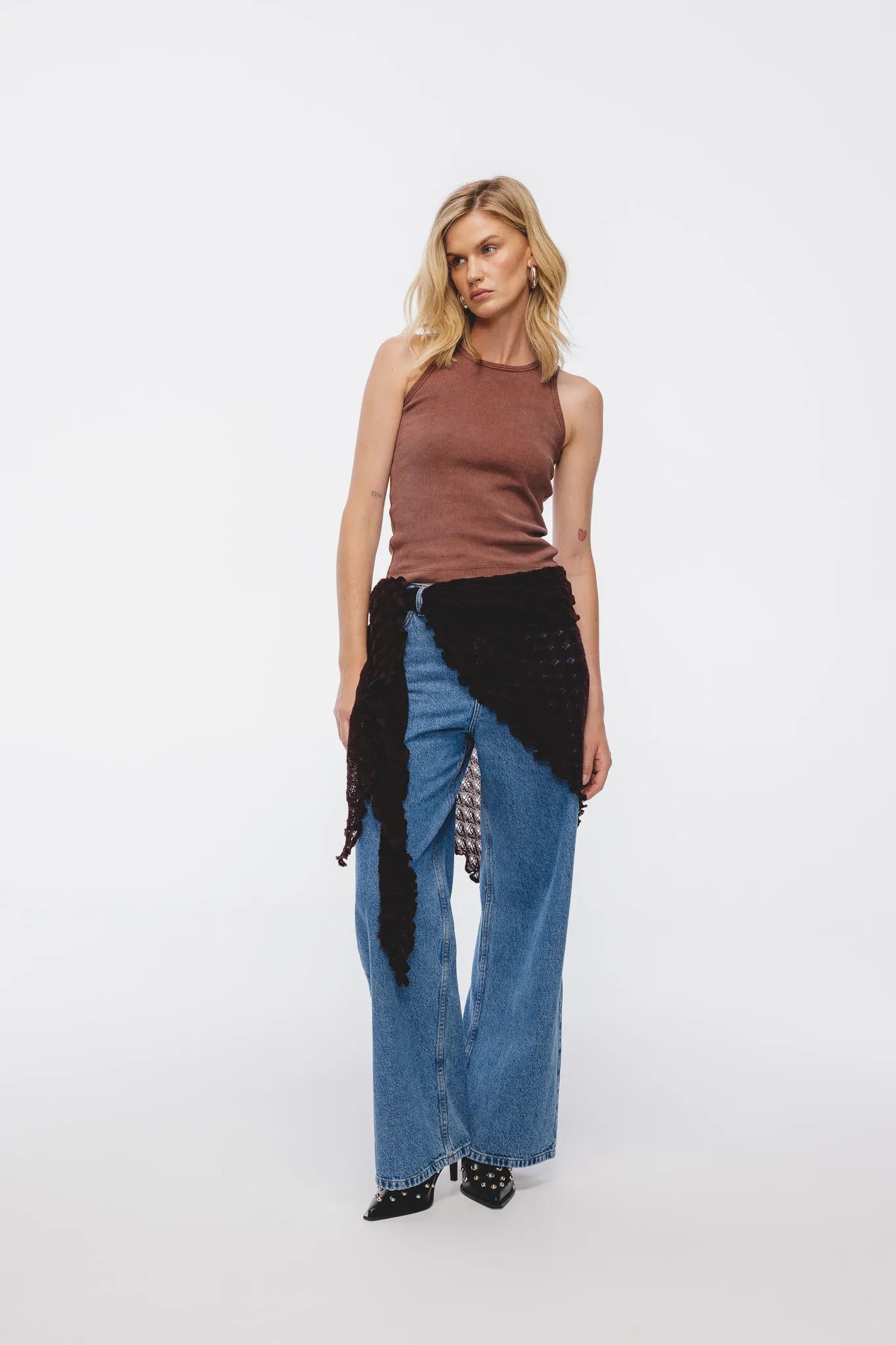 Chusta Kumi Ciemny Czekoladowy